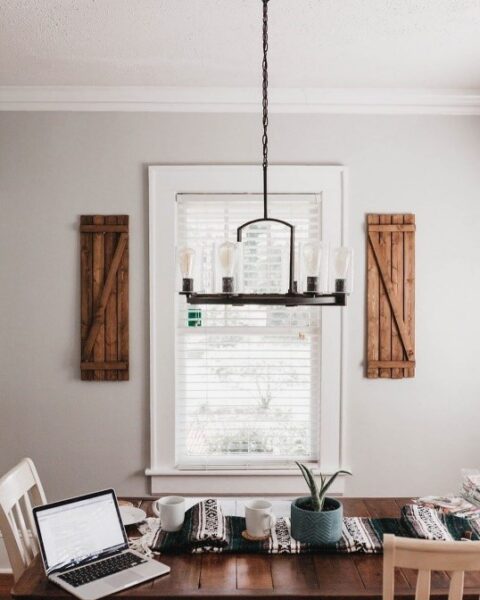 Light Fixture Over Table