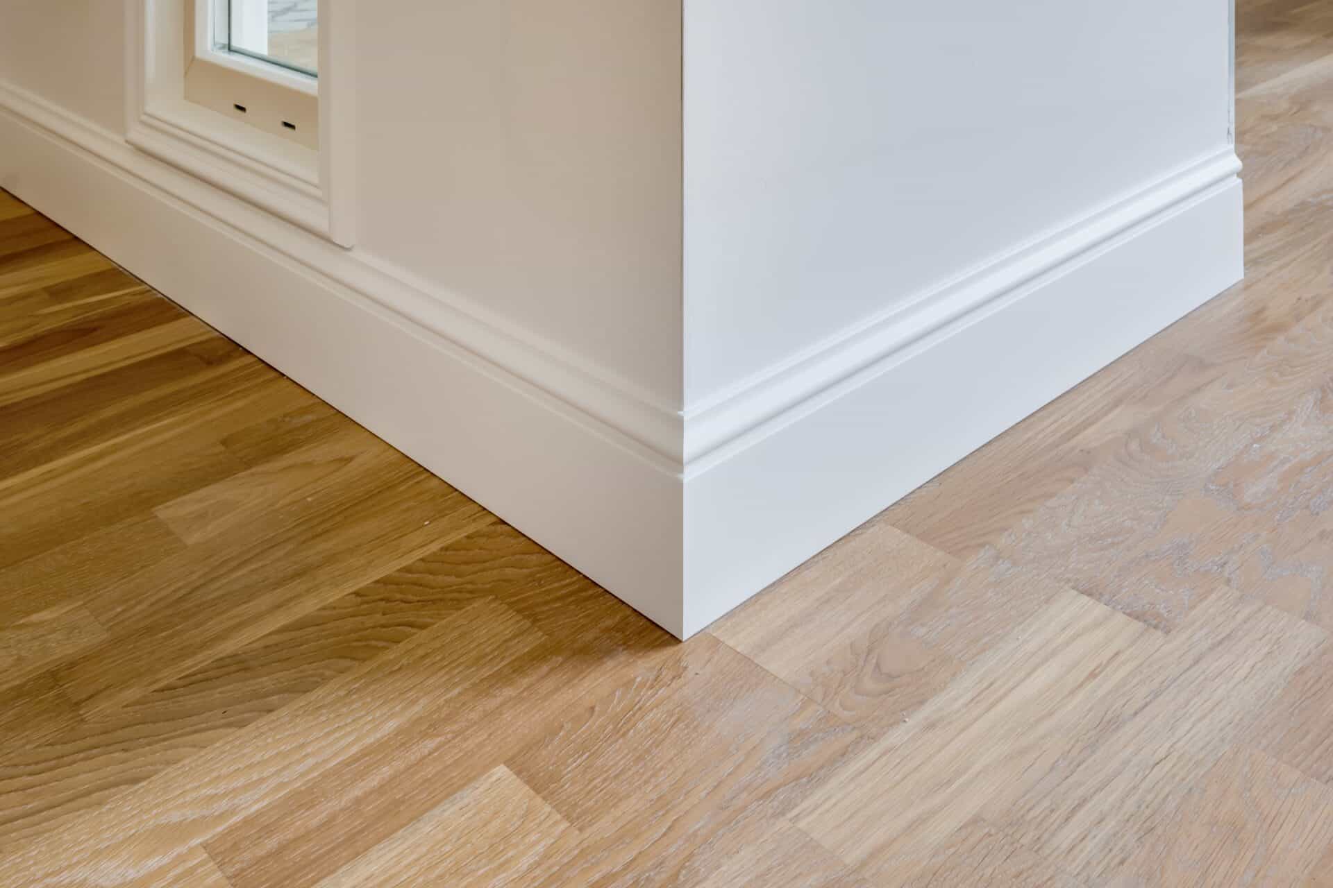 Baseboard sits where walls meet floors