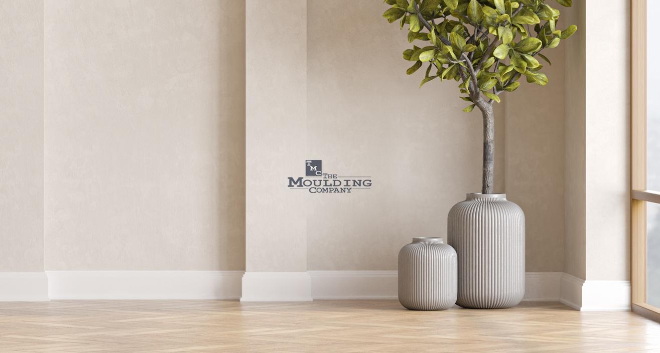 Shoe moulding installed along a baseboard creating a clean transition to the floor