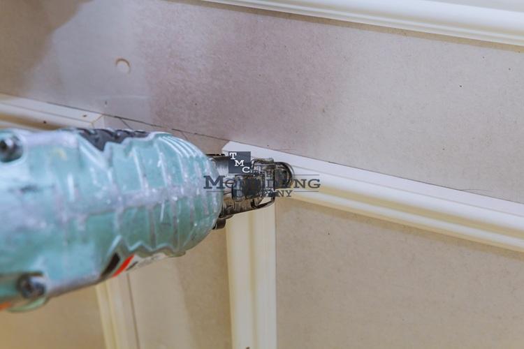 Installation of missing part and fixing the damage